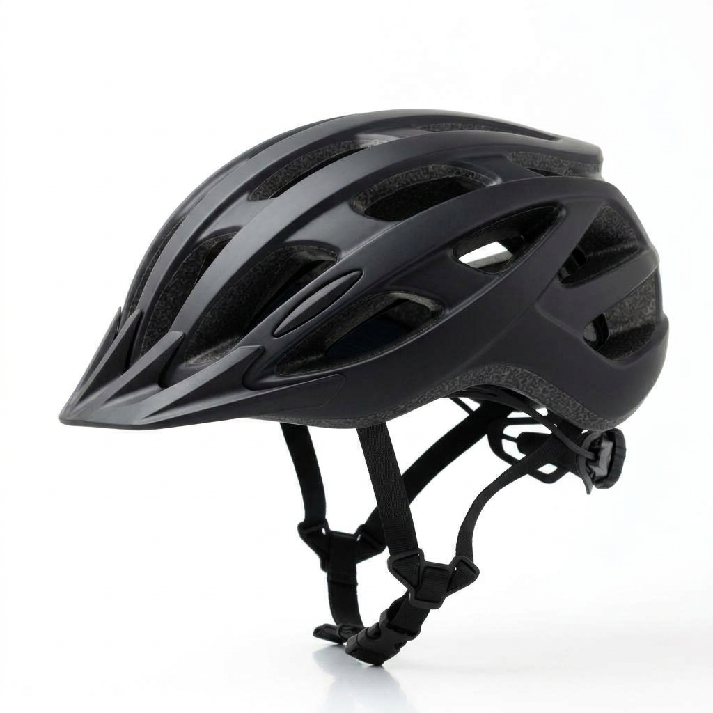 Kite road helmet – Matte Black · packshot_side, pending review